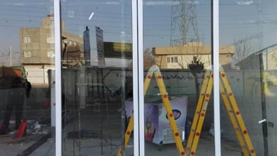 12 طرح درب اتوماتیک شیشه ای پرتردد مجتمع