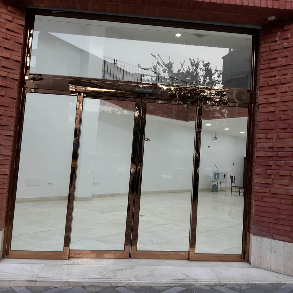 فروش درب اتوماتیک شیشه ای اداری با کارتخوان