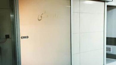 9 طرح درب اتوماتیک شیشه ای تلسکوپی عرض کم