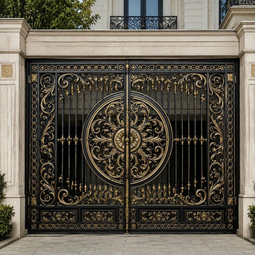 خرید درب حیاط ورودی جنوبی دو لنگه