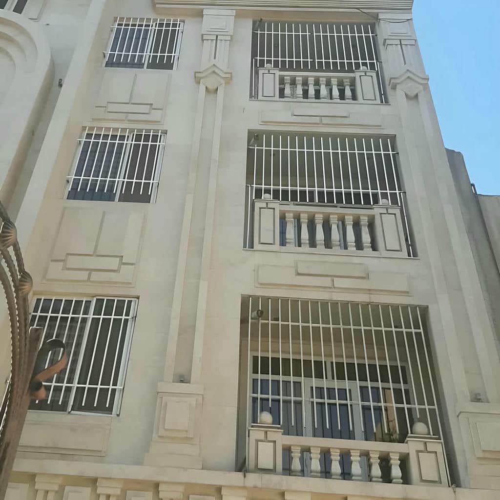 مدل گیاهی حفاظ پنجره طرح دار لیزری
