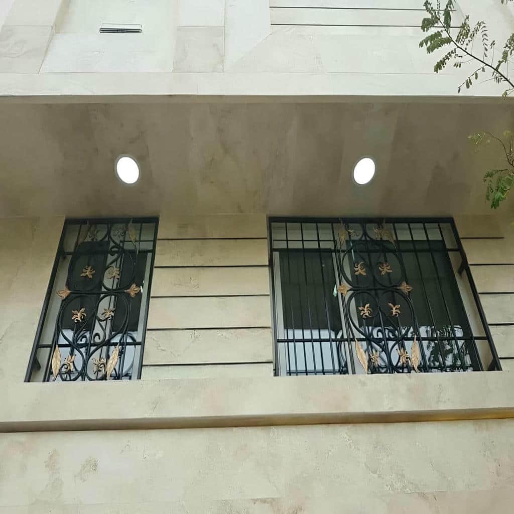 7 طرح حفاظ پنجره ضد سرقت میله عمودی