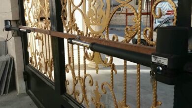 13 طرح درب پارکینگ جک دار بازویی