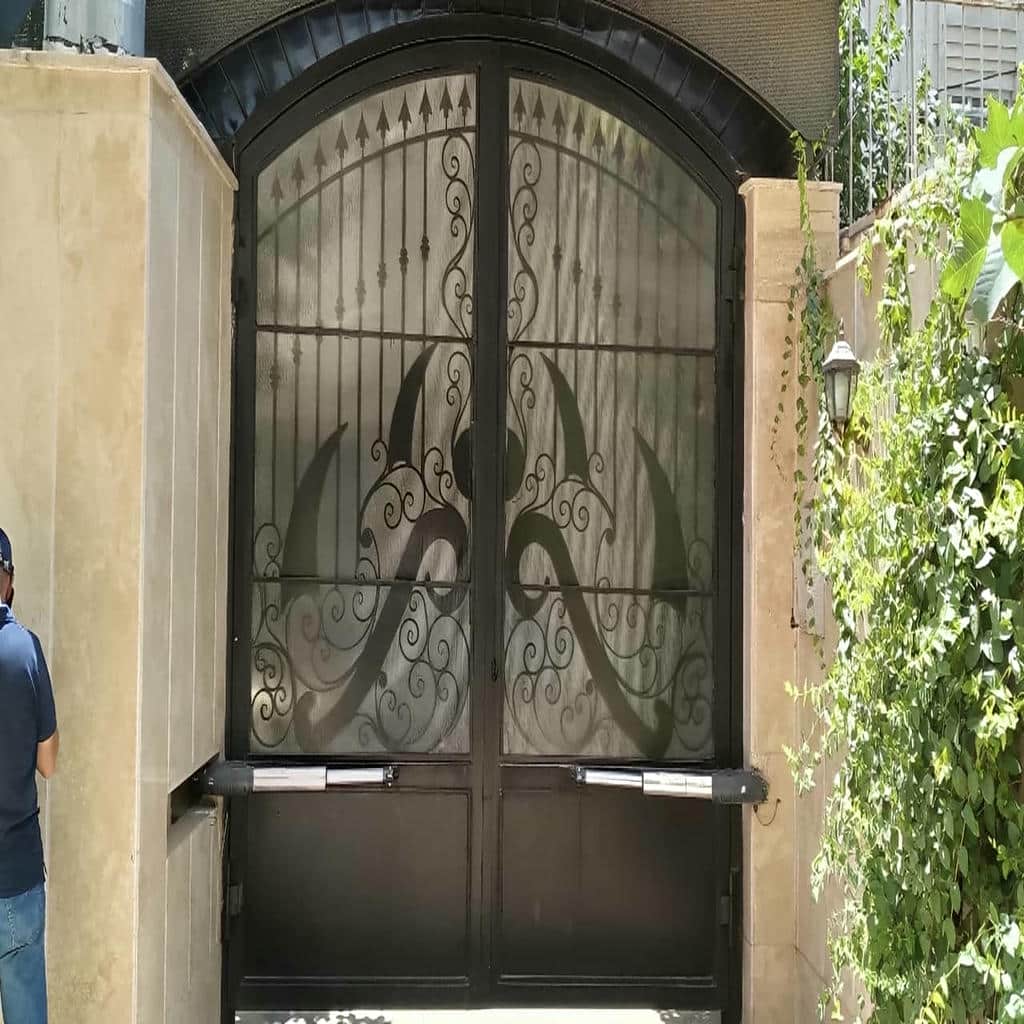 تعمیر جک درب پارکینگ ایرانی بازویی و تنظیم گیربکس