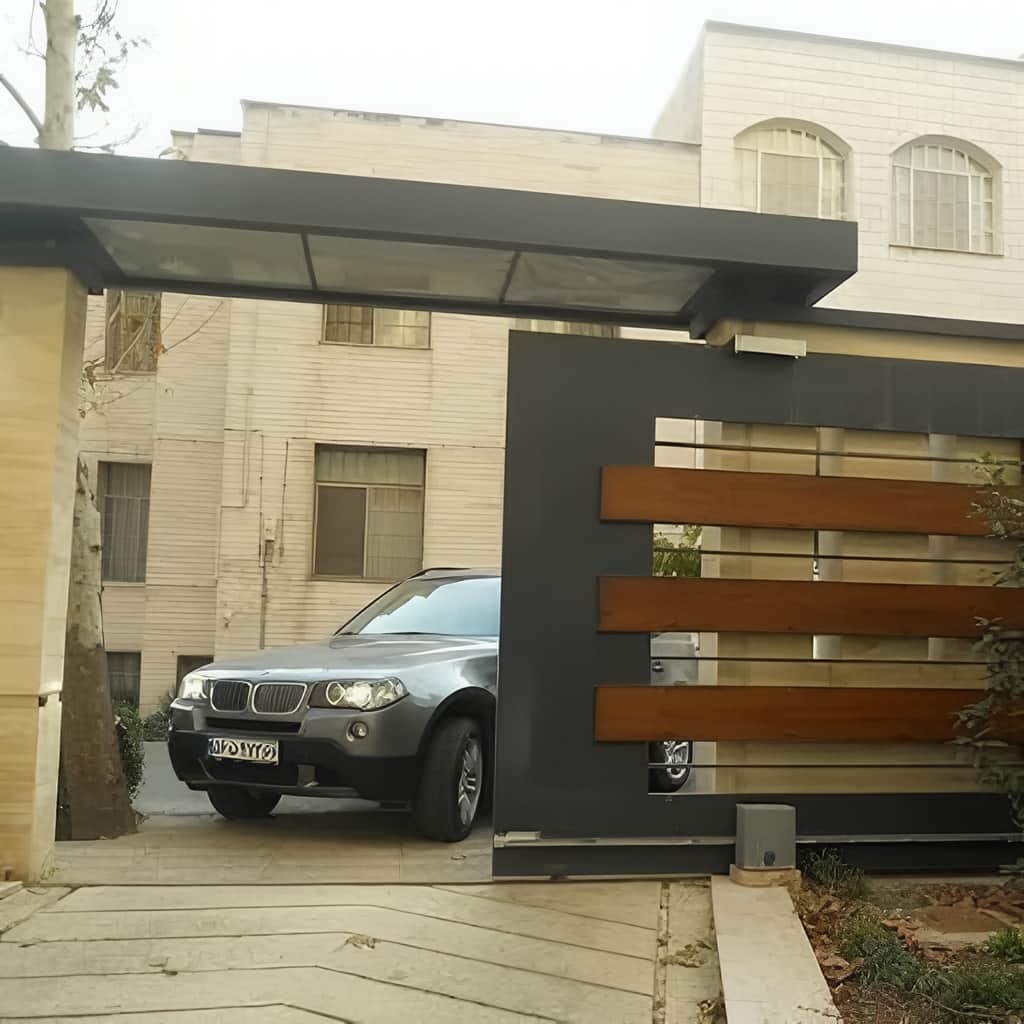 مقایسه مدل‌های درب اتوماتیک ریلی حیاط