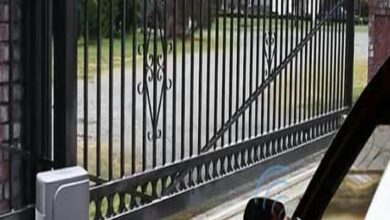 8 مدل درب اتوماتیک ریلی حیاط