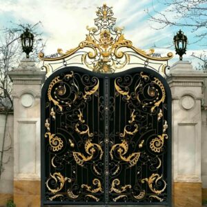 13 مدل درب حیاط بزرگ پارکینگ