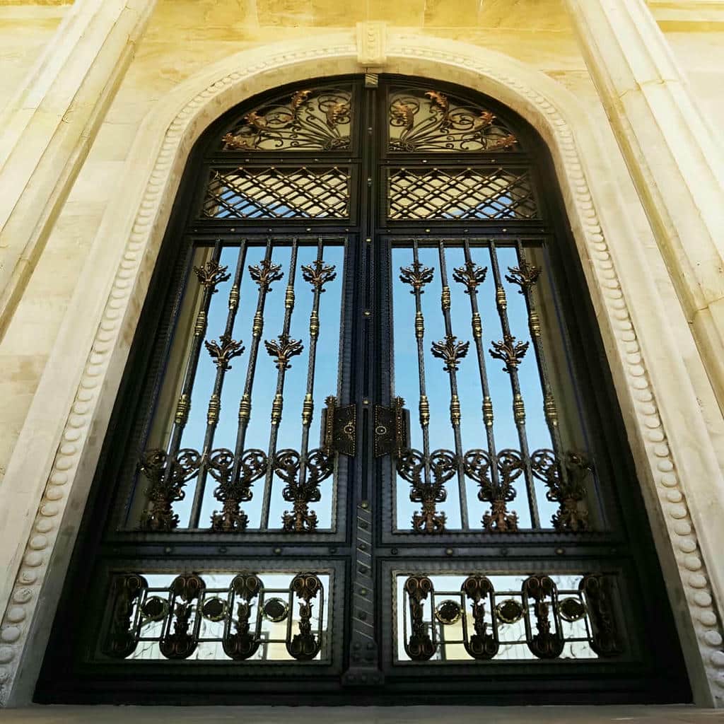 قیمت درب ویلایی پارکینگ دو لنگه بر اساس سفارش