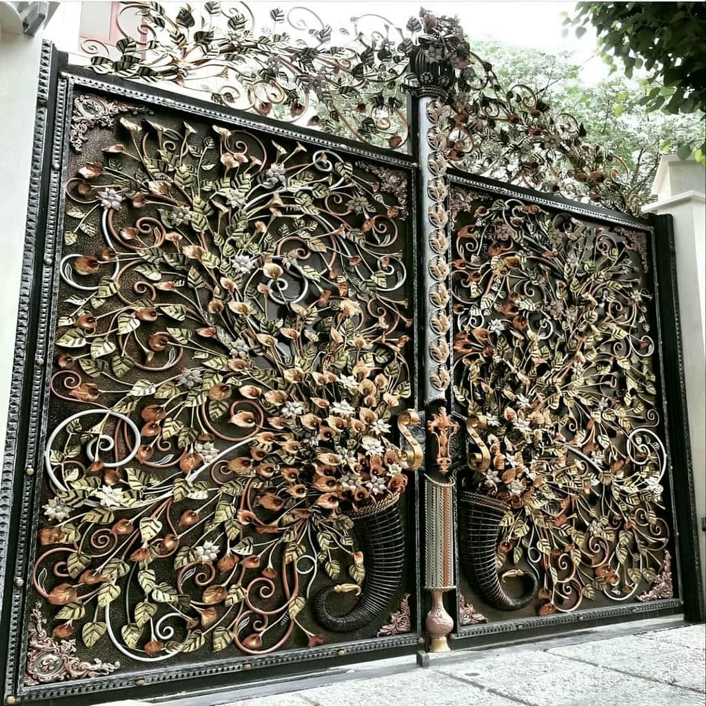 فروش درب پارکینگ CNC پنل فلزی با ورق پشتی