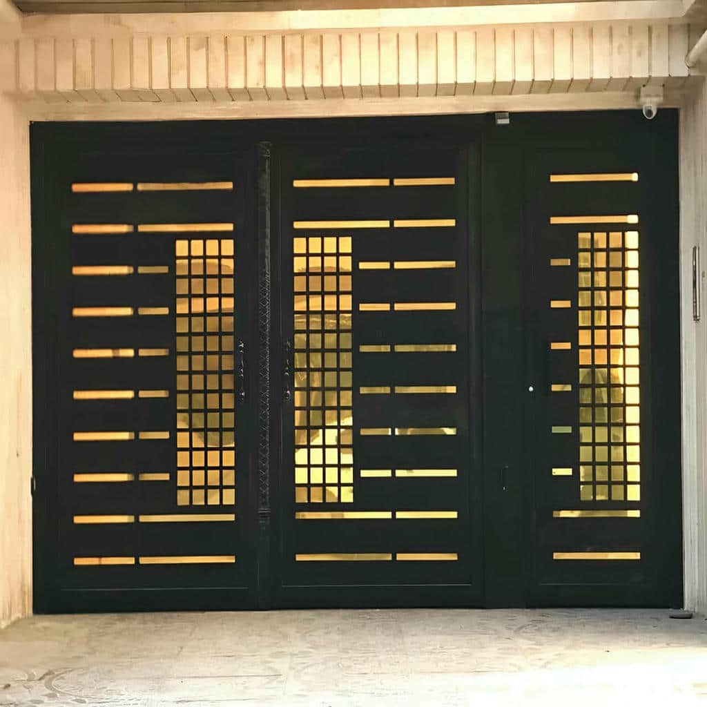 سفارش درب حیاط ورودی جنوبی تک لنگه سفارش درب حیاط ورودی جنوبی تک لنگه