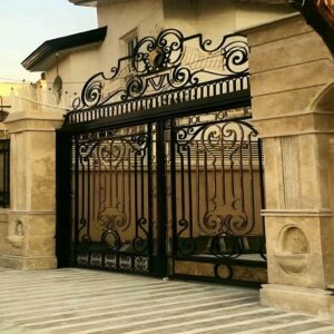 11 طرح درب حیاط برش لیزری هندسی