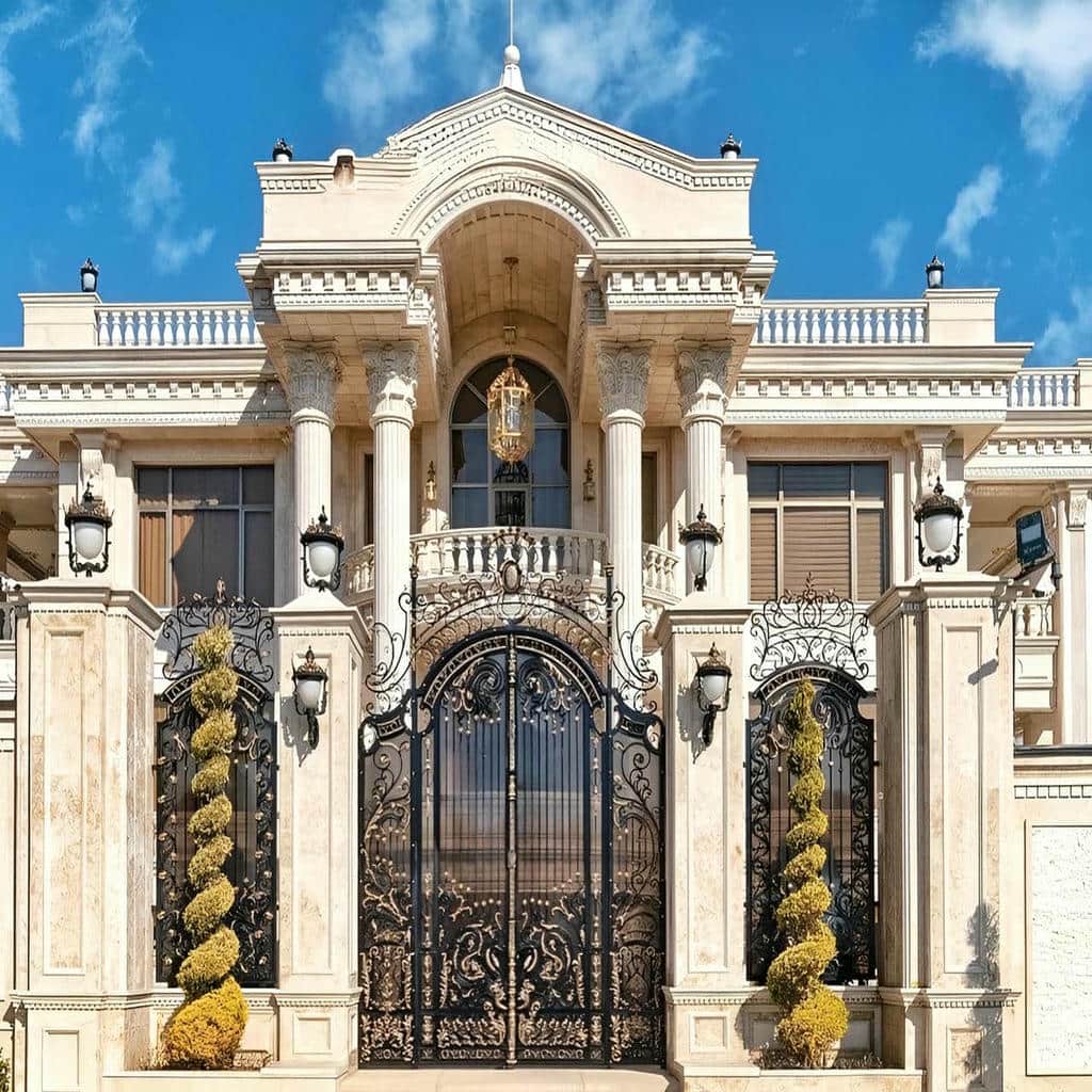 تولید درب باغی ویلایی فرفورژه حصاری