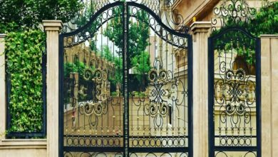 13 نمونه درب ویلایی پارکینگ دو لنگه