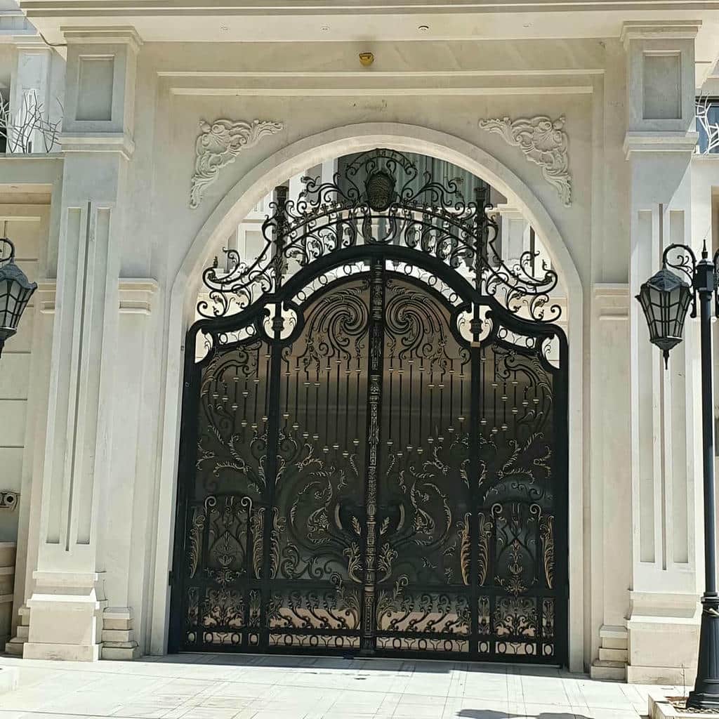 سفارش درب حیاط برش لیزری هندسی سفارشی