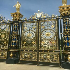 14 مدل درب حیاط ریلی ماشین رو