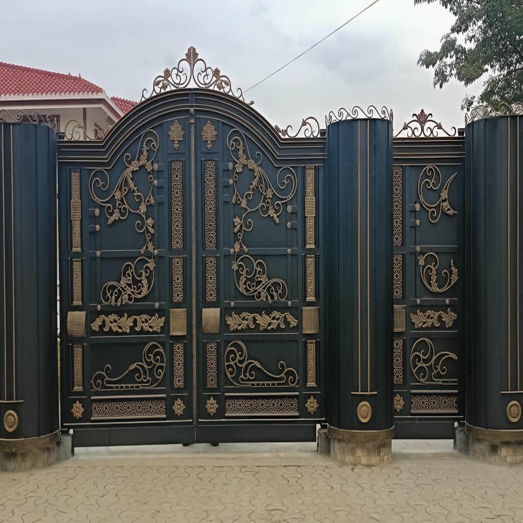 ساخت درب ویلایی ریلی با شاسی تقویت‌شده