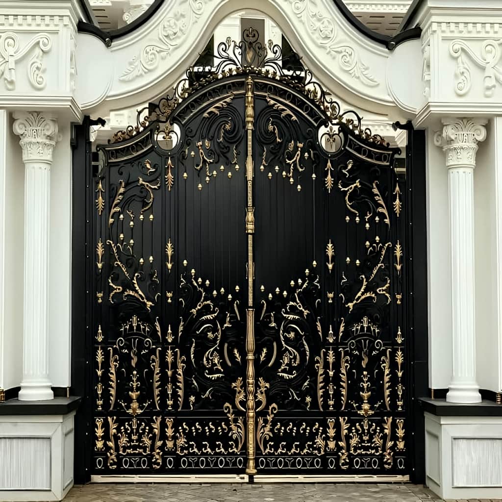 خرید درب پارکینگ ساده پروفیلی ورق‌دار