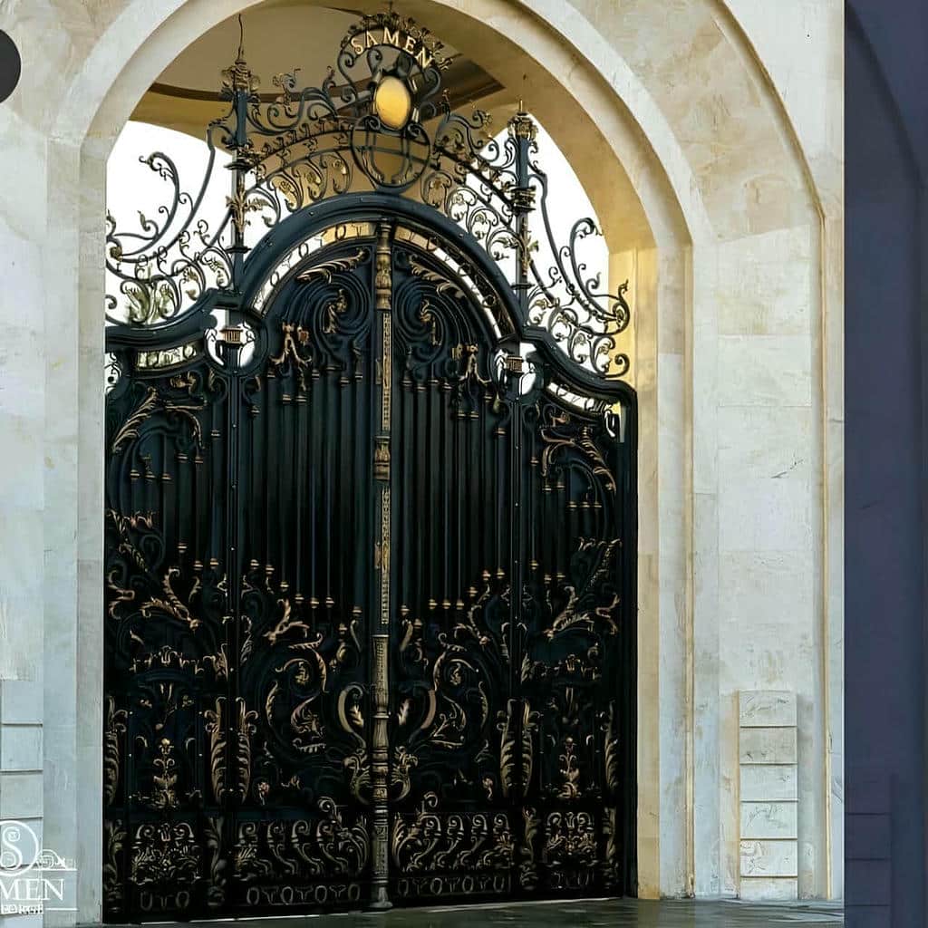 ساخت درب حیاط کشویی ریل زمینی با کلاف مقاوم ساخت درب حیاط کشویی ریل زمینی با کلاف مقاوم
