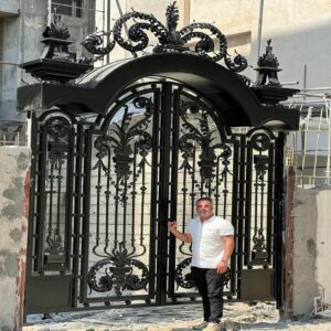 6 مدل درب ورودی باغ ویلایی