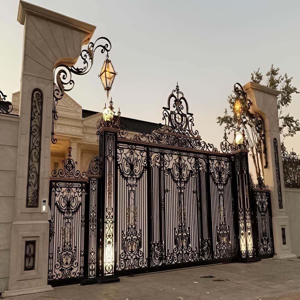 فروش درب ویلایی ترموود با چیدمان عمودی