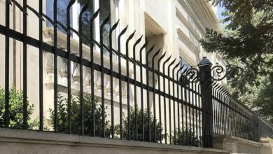 13 طرح حفاظ روی دیوار حیاط مسکونی