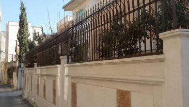 8 طرح حفاظ دیوار رنگ کوره ای