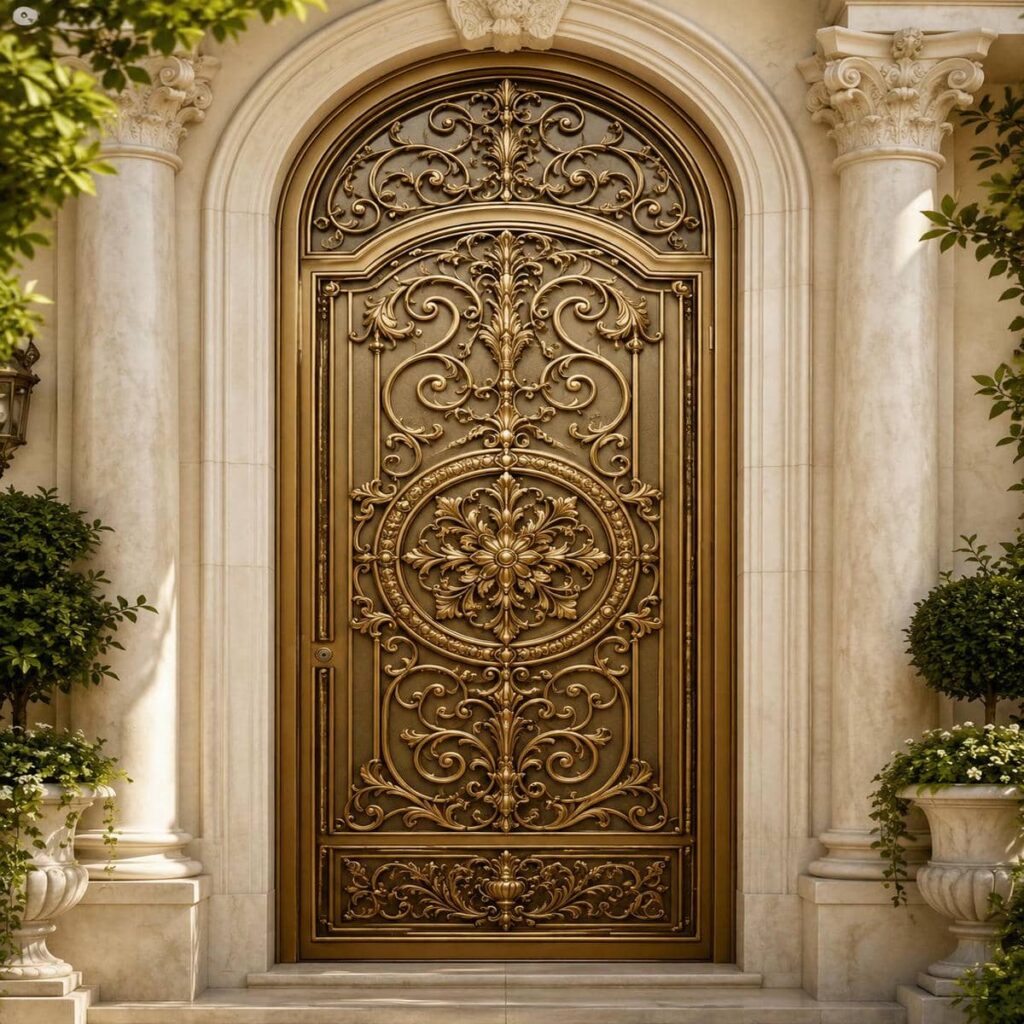 خرید درب حیاط کوچک نفررو با طرح ساده