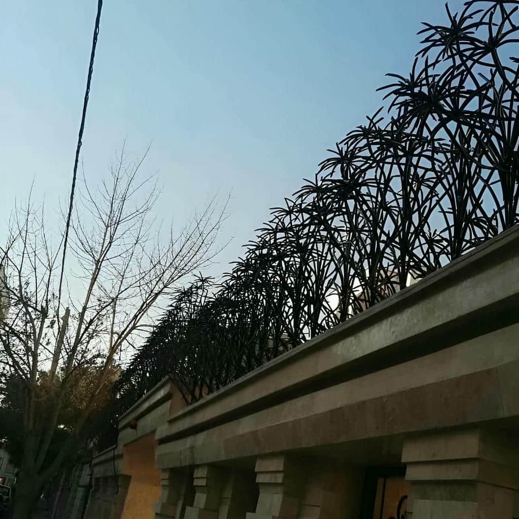 خرید حفاظ دیوار آهنی رنگ کوره با پوشش مقاوم