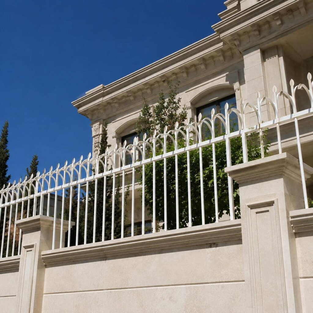 خرید حفاظ دیوار ویلایی مدرن طرح نیزه