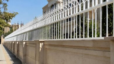 11 مدل حفاظ دیوار شیک روی سنگ تراورتن