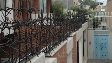 8 نمونه حفاظ دیوار پرتراکم خمکاری شده