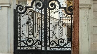 7 طرح درب حیاط شاسی سنگین