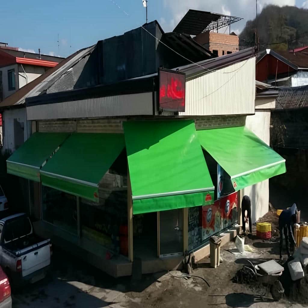 سایبان فول باکس با محفظه فلزی جمع شونده