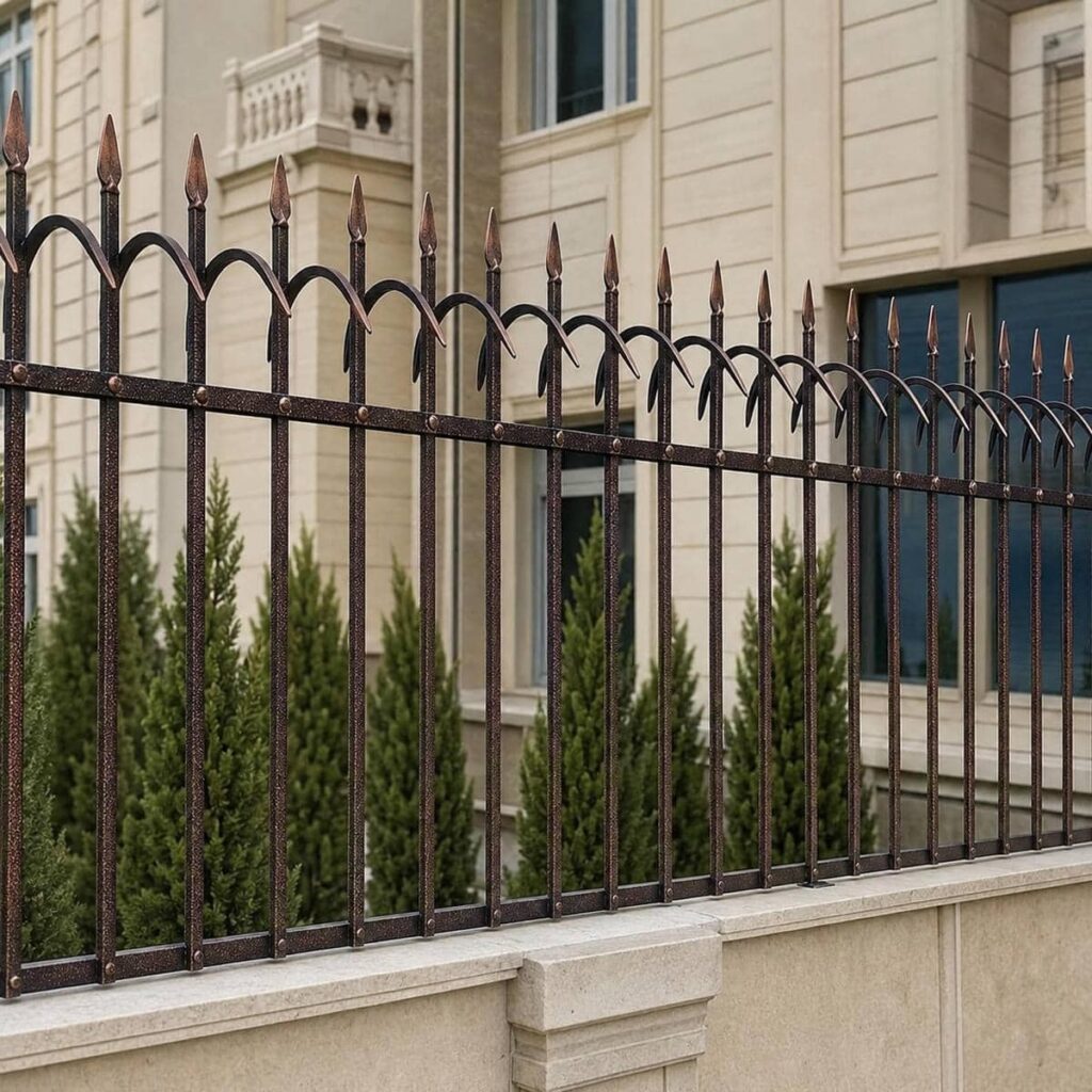 حفاظ دیوار با جزئیات اتصال فلزی