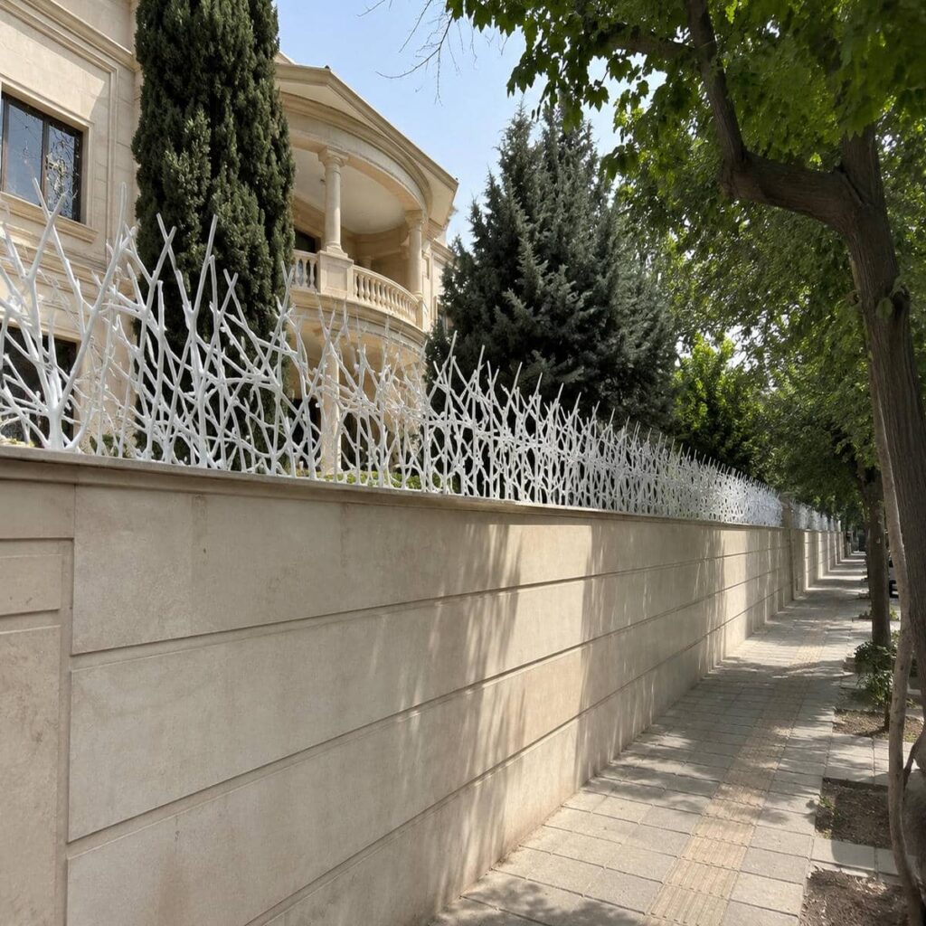 حفاظ شاخ گوزنی آبشاری مناسب نمای مینیمال