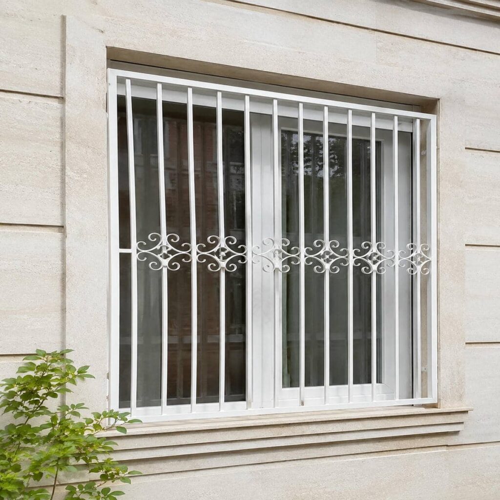 حفاظ پنجره پروفیلی با رنگ مقاوم یکدست
