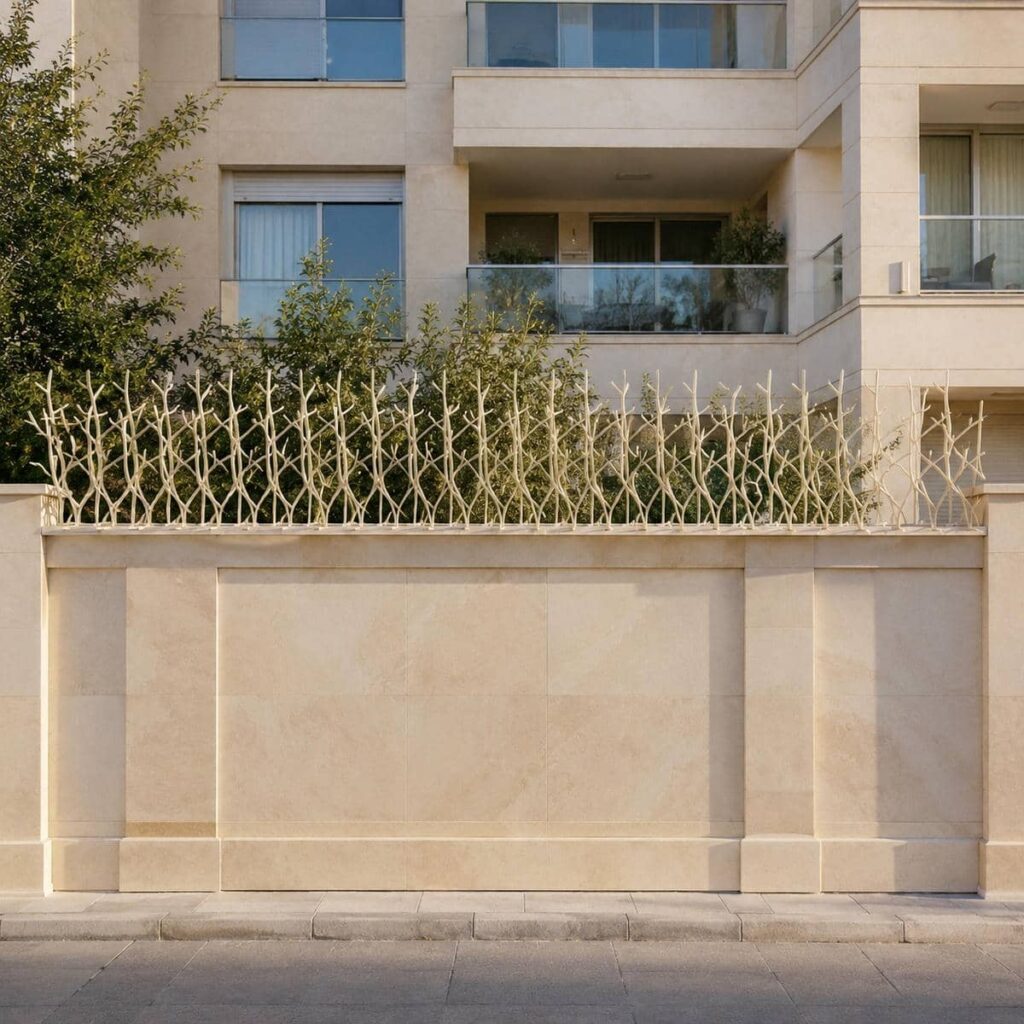 حفاظ دیوار با پوشش رنگ یکنواخت در استان اصفهان