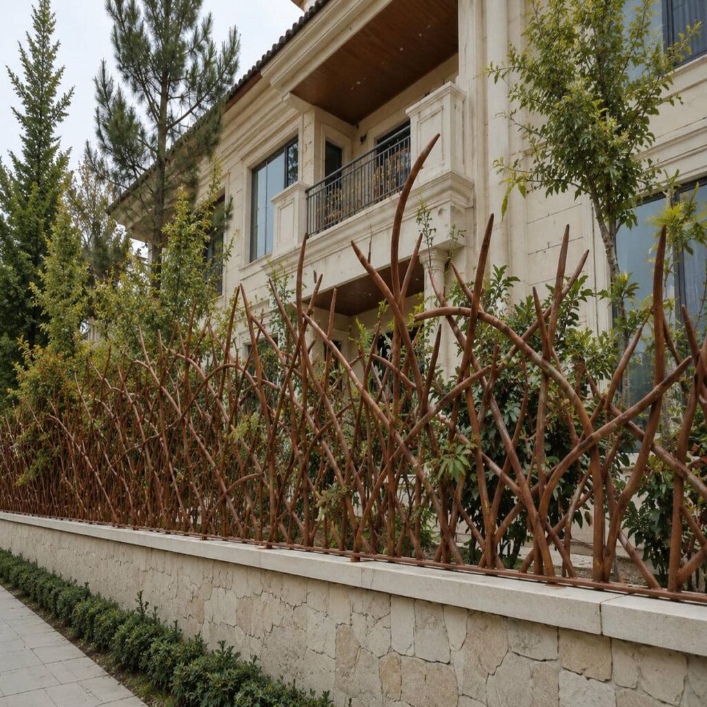 حفاظ دیوار سفارشی برای دیوار حیاط