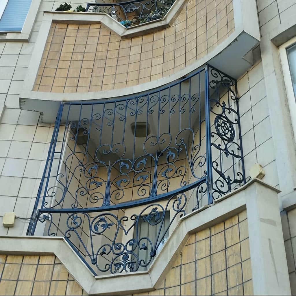 حفاظ پنجره آهنی مشکی در استان گلستان
