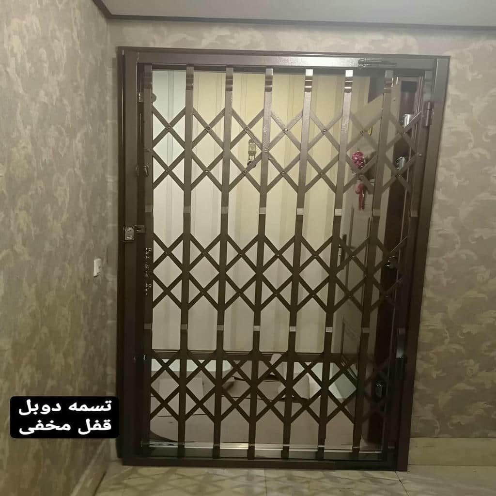 مدل کشویی جمع شونده حفاظ آکاردئونی در استان ایلام