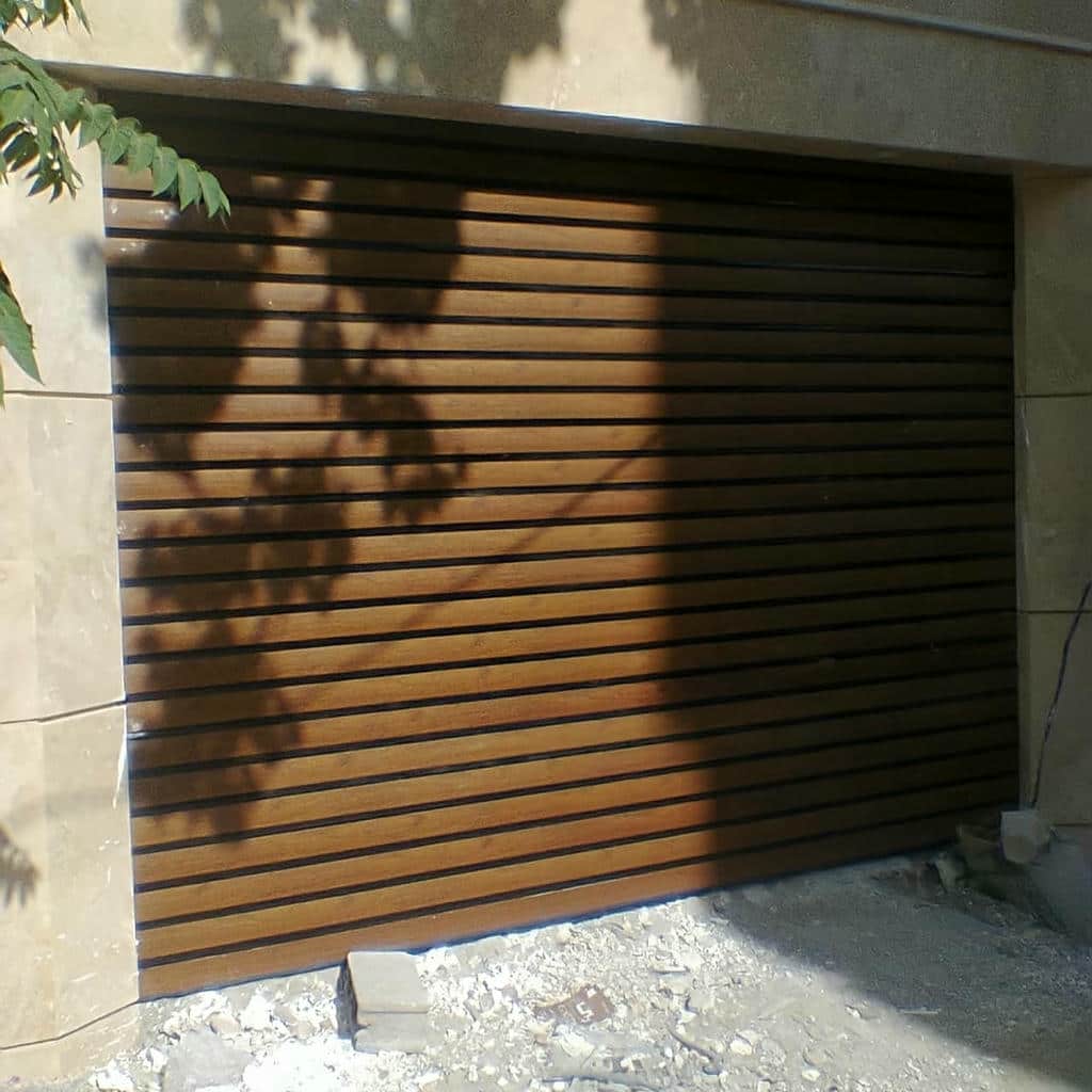 کرکره برقی آلومینیومی در اهواز نمای روبرو